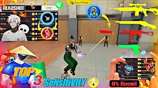 Free Fire Headshot Setting After Ob50 Update 2025⚡Best Sensitivity Settings ⚙️| Sensitivity Setting 