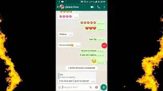 переписка с девушкой в WhatsApp девушка не знает как признаться в любви