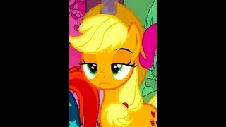 (MLP) Apple Jack ne suis pas toujour les conversation de ses amis (regardé bien)