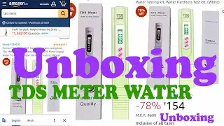 BES TDS METER ll Unboxing Tds Meter ll Digital TDS Meter Unboxing ll टीडीएस मीटर कोन सा ले ll