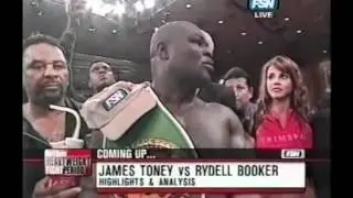 James Toney vs Rydell Booker Part 5