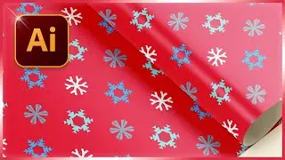 How to Make a Christmas Snowflake Pattern | Adobe Illustrator