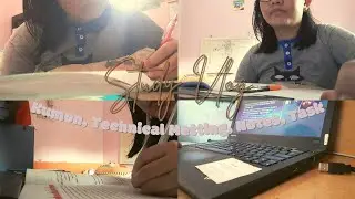 Study Vlog | Kumon, Technical Meeting, Notes, Task #studyvlogseries