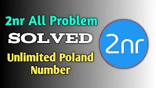 2nr Number | Unlimited Poland Number । 2nr Problem Fixed | CYBER SH