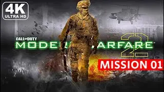 Call of Duty Modern Warfare 2 Campaign Remastered Mission 01 S.S.D.D. and Team Player 4K UHD #cod