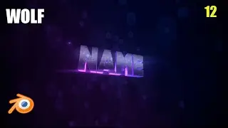 Intro Templates #12 Blender + Free Download