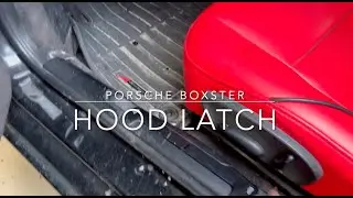 porsche boxster 986 - hood latch