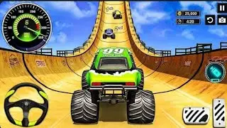 Monster Truck Mega Ramp Extreme Racing - Monster Truck Mega Ramp Racing - Android Gameplay