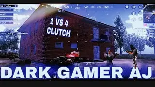 1 vs 4 Clutch Bgmi Dark Gamer AJ #short #bgmi #pubgmobile #pubg