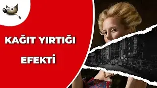 Fotoğrafa kağıt yırtığı görünümü nasıl verilir?