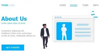 Landing Page Modern Designs Web on  Visual Studio C Sharp and VB.NET #3