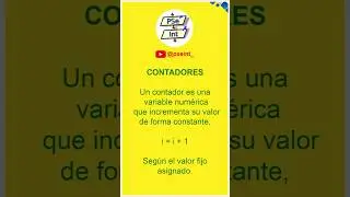 🟡 PSeInt : Uso de Contadores en Programación y Algoritmos.  #pseint  #algoritmo
