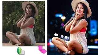 Snapseed Amazing Night Bokeh Photo Effect Tutorial | Snapseed Photo Editing Tricks - Tech Ghor