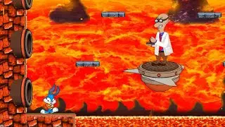 Beeny rabbit boss 4 lava | Кролик Бинни проходим босса в уровне с лавой