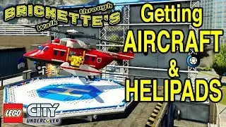 Helipads & Aircraft in “LEGO City Undercover” - Finding and Buying Aircraft and Helipads 100% guides