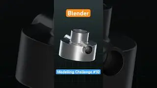Blender Modelling Challenge Intersecting Cylinders | 