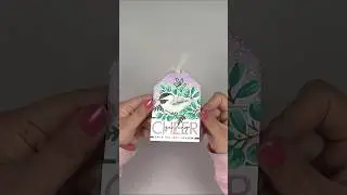 Chickadee Christmas Tag video is up on our channel! #diy #christmascard #christmas #cardmaking