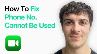 How To Fix This Phone Number Cannot Be Used By Imessage And Facetime (Ios 18) (2025 Guide)