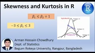 Skewness and Kurtosis in R