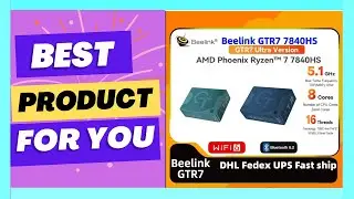 Beelink GTR7 AMD Ryzen7 7840HS gaming mini pc
