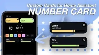 Custom Number Slider Card for Home Assistant