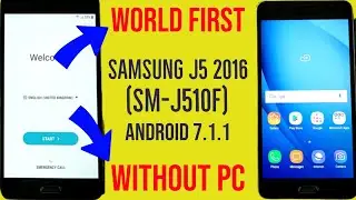 J5 2016( SM-J510F) FRP Bypass Android 7.1.1 Without PC 2022