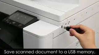 Сканирование документов на USB носитель на Canon imageRUNNER C3025i