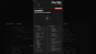 Loader / HTML / CSS /#coding #css #html#loader