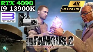 inFAMOUS 2  FSR 4K  60FPS  | RPCS3 v0.0.26-14743 | i9 13900K + RTX 4090