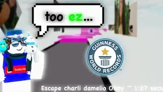 Escape charli damelio Obby ~ 