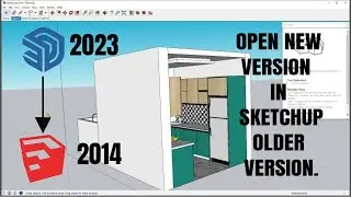 Open new version in sketchup.