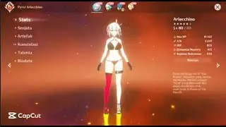 Arlecchino as Jeanne Bikini | Genshin Impact MOD