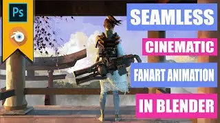 Seamless Cinematic fanart animation in blender of rampart( 