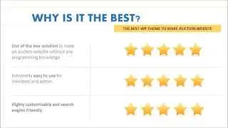 Auction Website Template - Overview of the Best Auction Theme