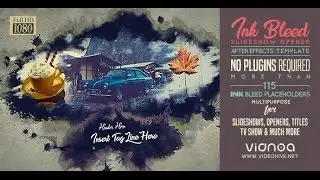 After Effects Template - Ink Bleed