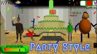 How to Beat Baldi's Basics Classic Remastered on Party Style Mode!!