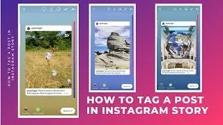 How to tag a post in Instagram story