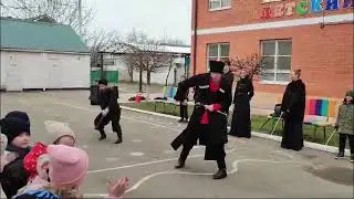 Выступление в детском саду 205 ст. Елизаветинская. Посвященное Дню Защитника Отечества.