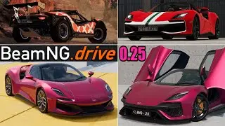 BeamNG.Drive 0.25 Update! | Civetta Scintilla, New Features and Changelog Livestream