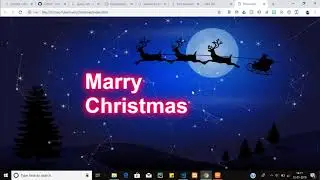 Christmas Special | Neon Light Effect | Snow Effect | Particles.js using HTML, CSS and JavaScript