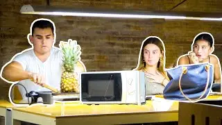 COCINANDO COMIDA RUIDOSA EN LA BIBLIOTECA! [Cámara Oculta]