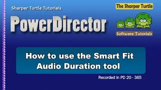 PowerDirector - How to use the Smart Fit Audio Duration tool