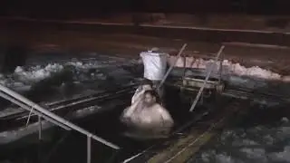 The baptism of the Lord in 2021 Russia on the street -24 degrees
