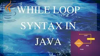 While loop Syntax in java | example for while loop