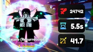 Max Level Evolved *Godspeed* Ulquiorra (Resurrección) Showcase! Anime Adventures | ROBLOX