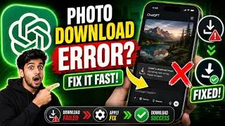 🔥 ChatGPT Photo Download Error? Fix It Fast! (Network Error Solution)