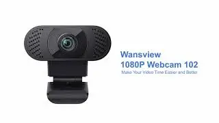 Wansview 1080P Webcam with Microphone 102