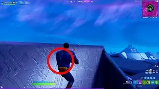 My knee goes through my stomach in fortnite
