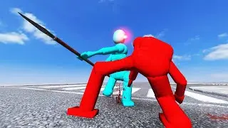 Dynamic NPCs Fight in Realistic Simulations! (with Active Ragdoll Physics)