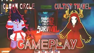 CLOWN Circle & CULTIST Thavel Skins Gameplay!🔥| FPE:S Remastered (Halloween Update) #fpes